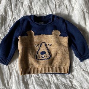 Baby Gap 6-12 mos bear sweater